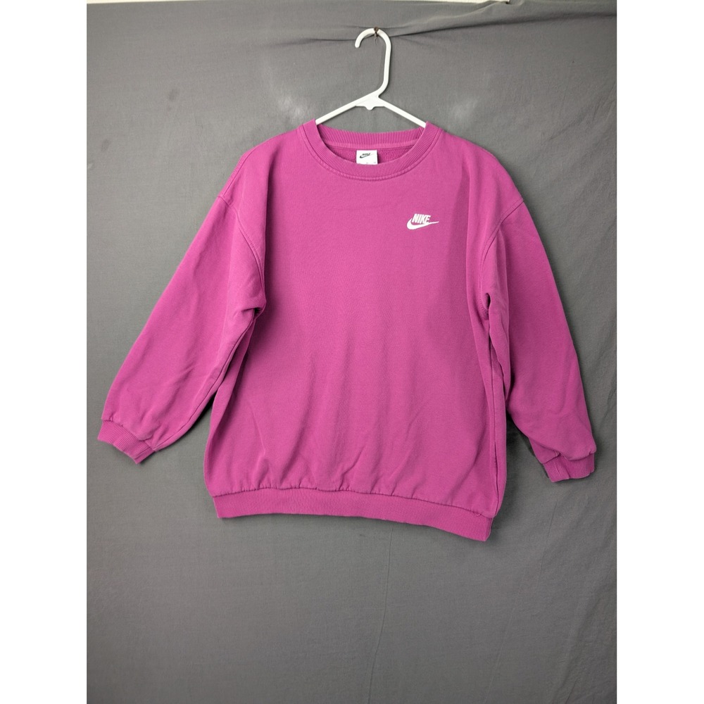 Nike Sportswear Phoenix Fleece Crewneck Sweatshirt FD2923-518 Magenta XL